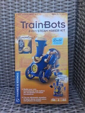 TrainBots 2-in-1 Steam Maker Kit - Blue by Thames & Kosmos